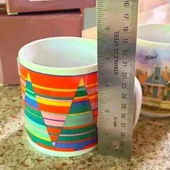 Vintage Avon Galley original Christmas tree mugs 80s coffee mug tea cup - Picture 16 of 17